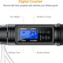 Rope with Counter, Gritin Digital Speed Jump Rope for Kids Adults Fitness, Tangle-free Adjustable Rope, Weighted & Non-slip Handle for Exercise, Fat Burning, Workout Home Jumping,Boxing (FREE POSTAGE) Image 2