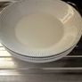 Set of 4 Porcelain Wide Pasta Bowls Image 2