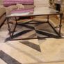 mirror coffee table Image 3