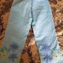 Beautiful Sky Blue Gap Capri Trousers Age 10- 12 Image 4