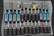 Gin vodka whiskey empty mini Bottle Hennessy Cognac absolut vodka belveder gin Bombay whiskey Jack Daniels belveder paddy powers Jameson bacardi jagermeister Empty Bottles