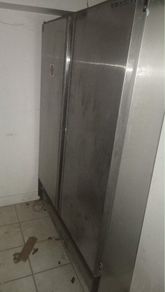 Commercial fridge and freezer