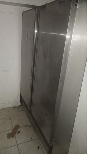 Commercial fridge and freezer