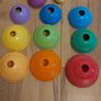 Fisher-Price Stack and Roll Cups, Baby Stacking Toy with Colours and Numbers, 6 Months Plus Image 2