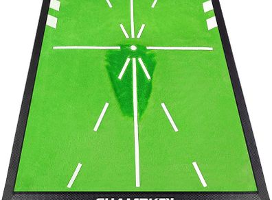Premium Golf Impact Mat 1.0 Edition | Analysis Swing Path and Correct Hitting Posture Golf Practice Mat | Advanced Guide and Rubber Backing Golf Hitting Mat