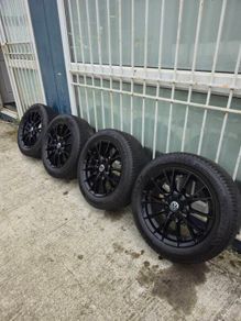 16" 5x112 Black Alloys + Good Tyres