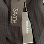 BNWT Ladies Black Limen Mix Belted Trousers 10 Image 3