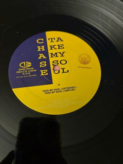 Chase Take My Soul 1994 Italian 12 Vinyl Deep Blaze DB015