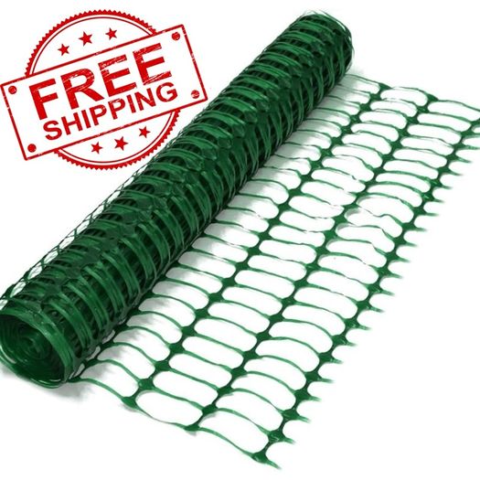 NEW SALE | Plastic Mesh Barrier Safety Fence Netting 5.5kg - 1m x 50m Roll