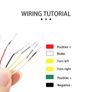 1.2m 120cm Led Spoiler Light Universal Carbon Fiber Car Rear Spoiler Flow Lamp The Third Brake Light Stop Signal Lights 12V Image 3