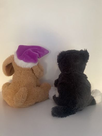 Two dog plushies (can be bought separately)
