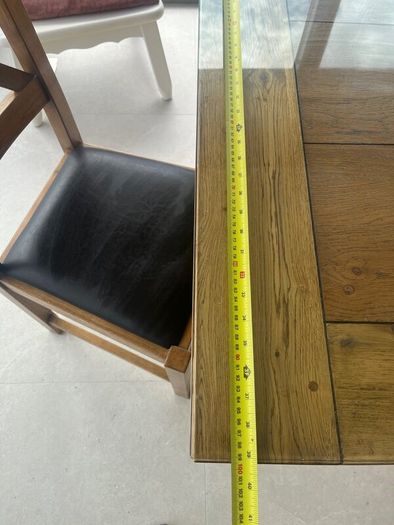 Glass table top