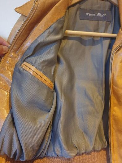 70s / 80s vintage leather jacket (extra small)