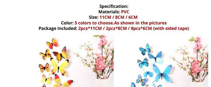 Wall Sticker Butterflies