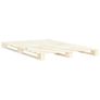 Pallet Bed Frame Solid Pine Wood 160x200 cm Image 2