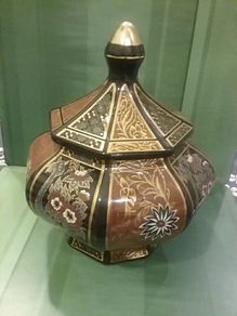 Eight Sided Lidded Jar