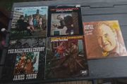 5 x vintage LPs from James Young, D18 post 6e
