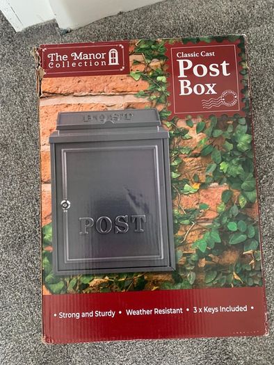 Brand new unopen Post Box