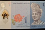 Malaysia 1 Ringgit Unc polymer banknote