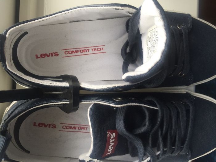 Levi's Navy suede and leather casual shoe