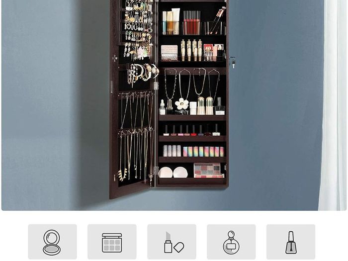 Hanging Jewellery Cabinet - Free Delivery Nationwide