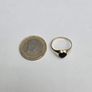 9ct Yellow Gold Onyx Heart Ring Image 4
