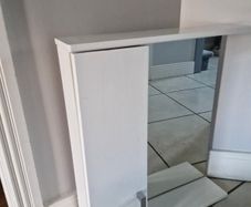 mirrored bathroom cabinet