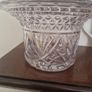 vintage glass flower bowl Image 2