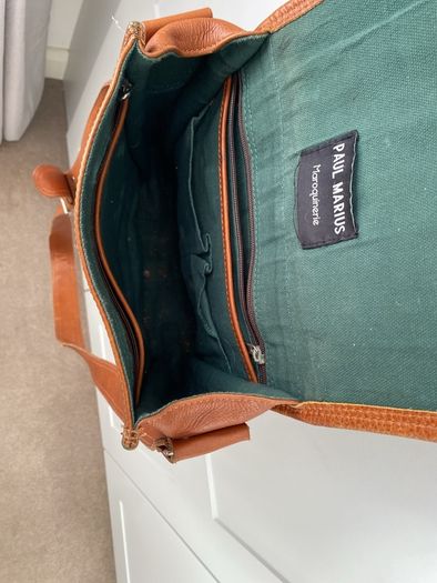 Leather Shoulder Bag unisex