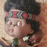 Vintage Maori Doll, Original Box New Zealand Souvenir 1960s 1970s Image 6