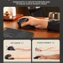 Ergonomic Mouse, Wireless Vertical Mini Mouse Rechargeable Optical Mice with Multi-Device (2 Bluetooth + USB Connection), 3 Adjustable DPI for Computer, iPad, Mac, Windows Black Image 4