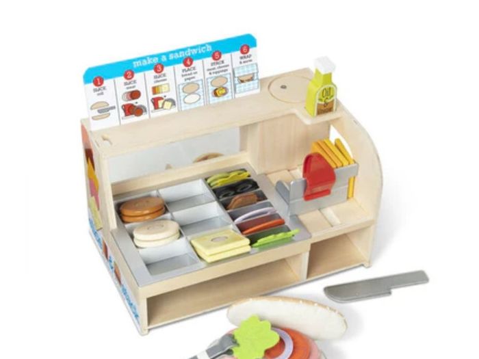 Wooden Toy Sandwich counter