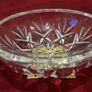 Killarney Crystal Cut Crystal Glass With Number 50 Lidded Jewelry Dish / Bowl With 22 Carat Gold Cover Handle and Footed Base Finishing Made In Ireland Image 8