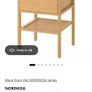 Bedside Table Bamboo Ikea Nordkisa Image 4