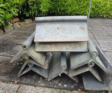 Roll top ridge tiles