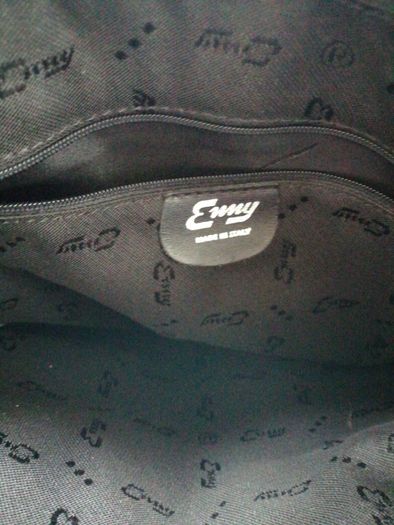Enny Black Leather Bag