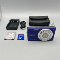 Sony DSC-W730 16.1MP Digital Camera Blue - Full Kit