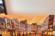 Dublin Grafton St canvas painting