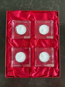 glass tea light holders