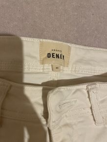 Sezane cream denim jeans Size 40