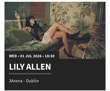 Lily Allen Standing Tickets x2