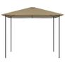 Gazebo 3x3x2.6 m Taupe 160 g/sq. meter Image 3