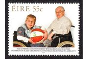 2010 Ireland 50th Anniversary of the Irish Wheelchair Association Commemorative Stamp Mint Never Hinged (MNH)
