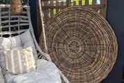 New XL 140cm diameter KUBU rattan wall hanging indoor/outdoor statement piece