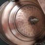 Antique Copper Bell Shaped Kettle with Brass Spout & Tin Lining Image 4
