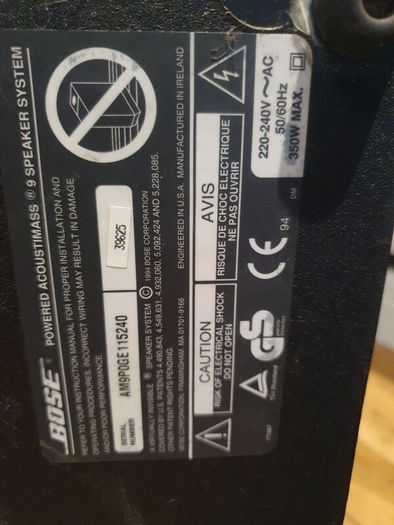 BOSE accoustimass