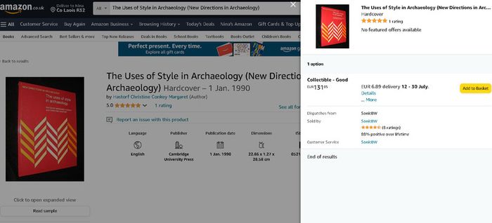The Uses of Style in Archaeology (New Directions in Archaeology) Margaret Conkey and Christine Hastorf
