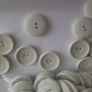 new Large white buttons knitting sewing or crafts Image 5