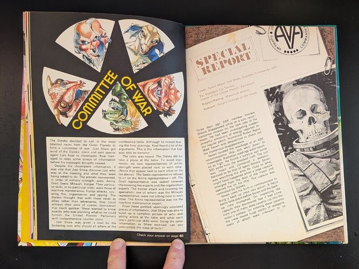 Terry Nation Dalek Annual 1979 Doctor Who BBC Vintage Hardback