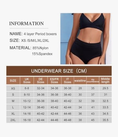 leaking proof period pants size S